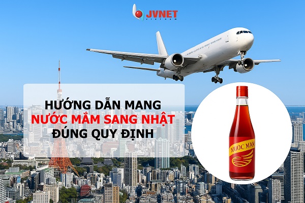 cách mang nước mắm đi nhật