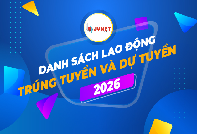 danh sách lao động trúng tuyển và dự tuyển