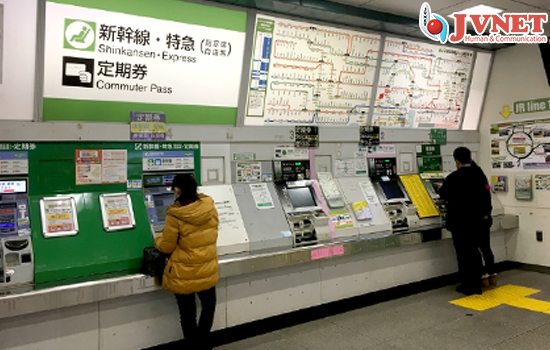 Quầy bán vé tàu điện ngầm tự động